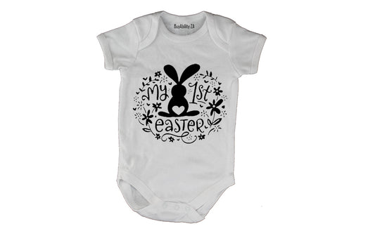 1st Easter - Floral - Baby Grow