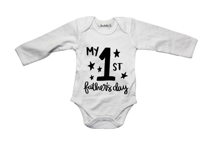 1st Father's Day - STARS - Baby Grow