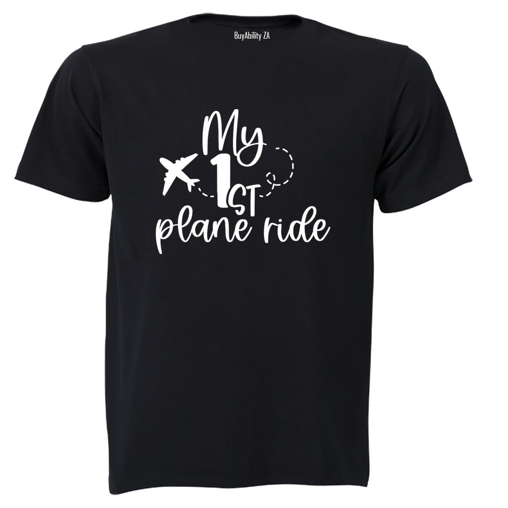 1st Plane Ride - Kids T-Shirt