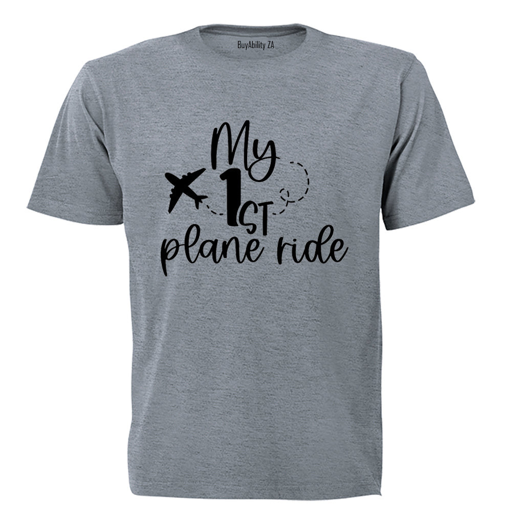 1st Plane Ride - Kids T-Shirt