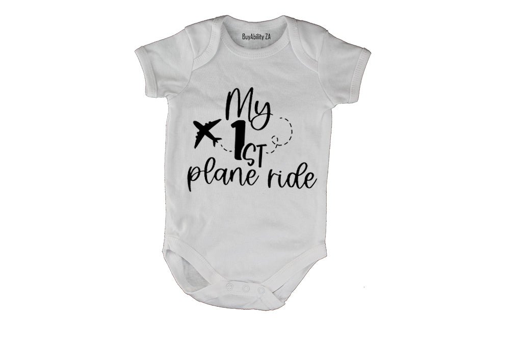 1st Plane Ride - Baby Grow