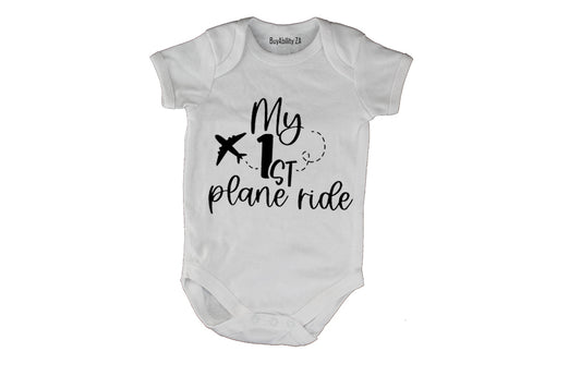 1st Plane Ride - Baby Grow
