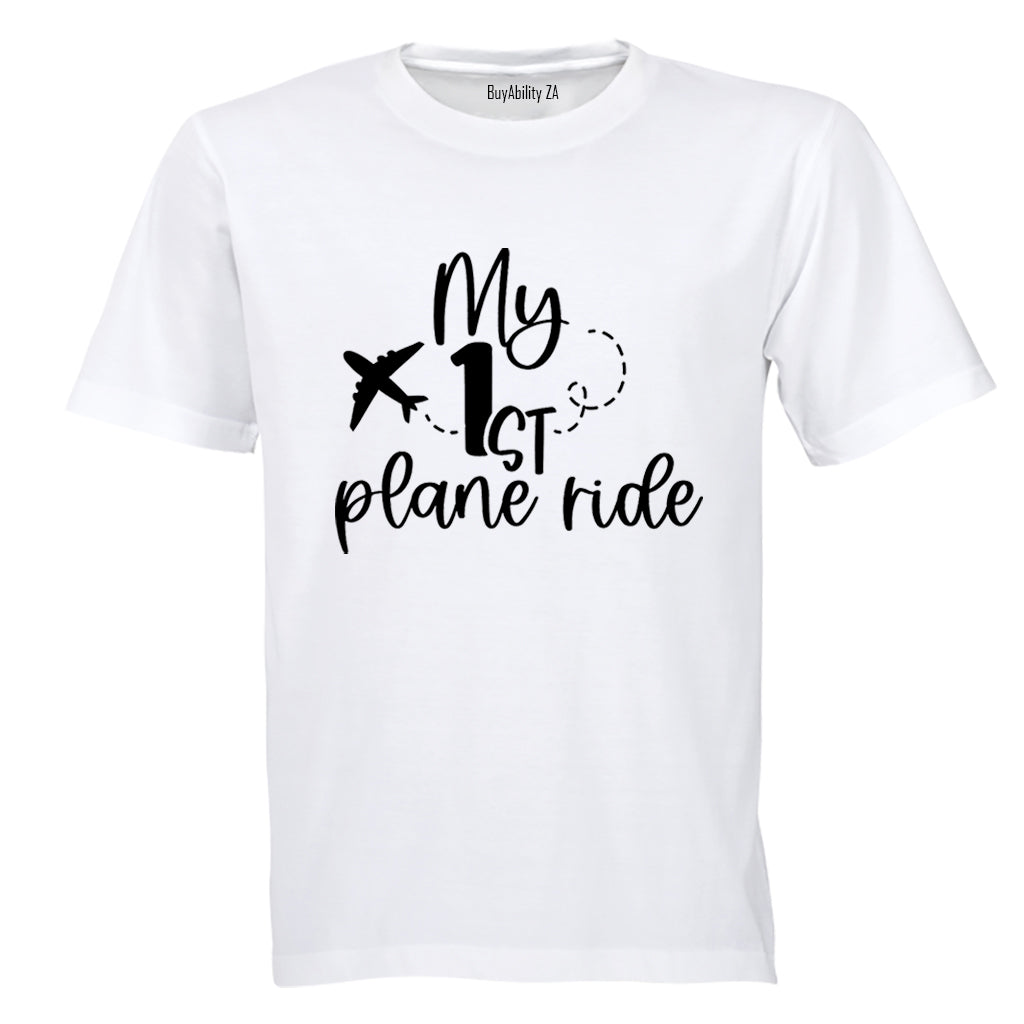 1st Plane Ride - Kids T-Shirt