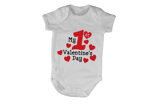 1st Valentine's Day - Hearts - Baby Grow - BuyAbility South Africa
