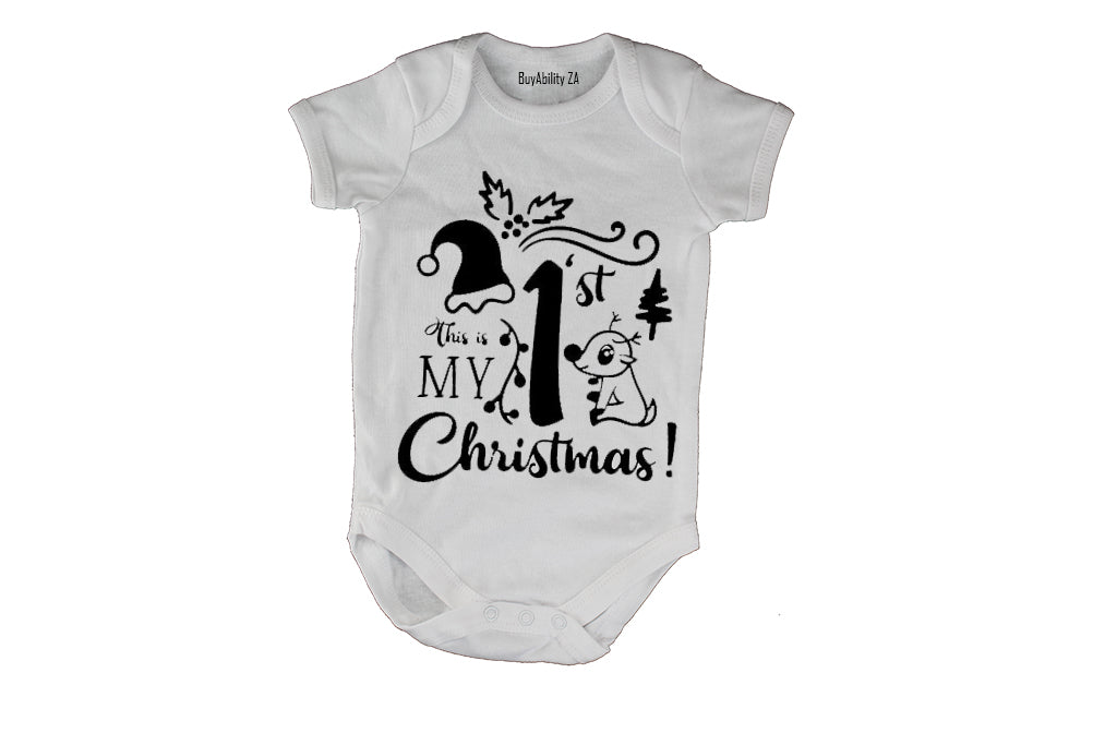 1st Christmas - Baby Grow