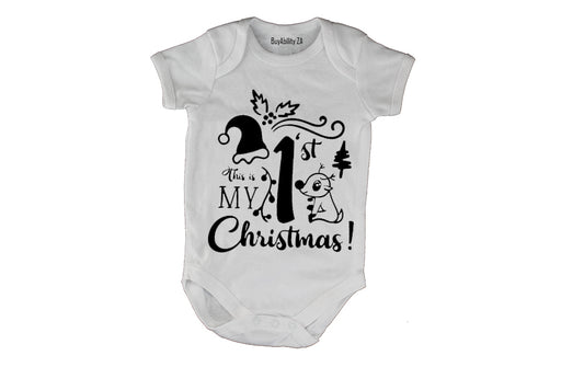 1st Christmas - Baby Grow