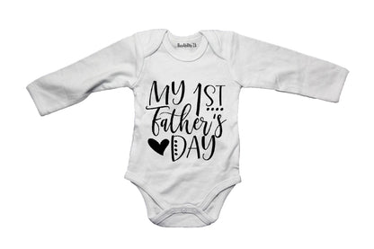 1st Father's Day - DOTS - Baby Grow