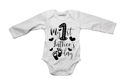 1st Father's Day - FEET - Baby Grow