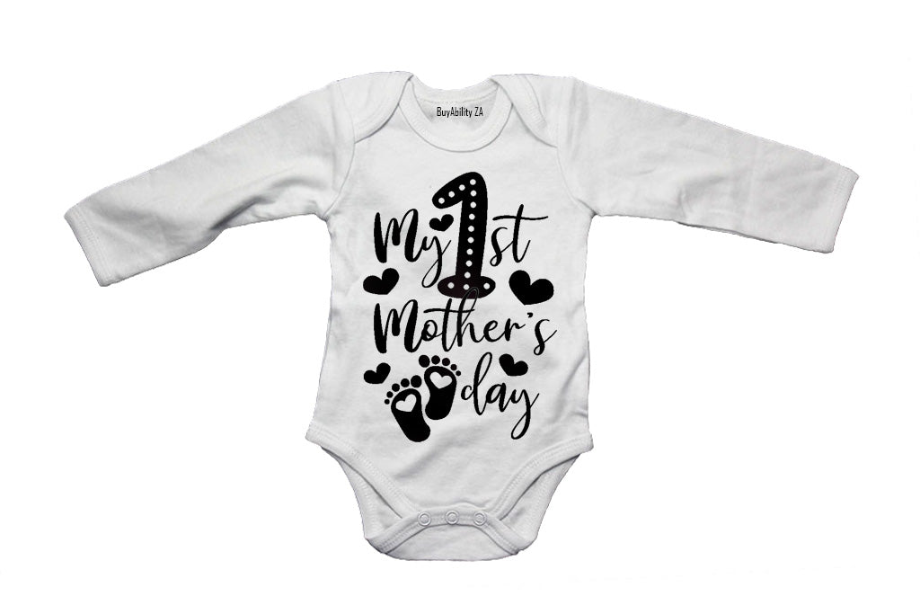 1st Mothers Day - Little Feet - Baby Grow