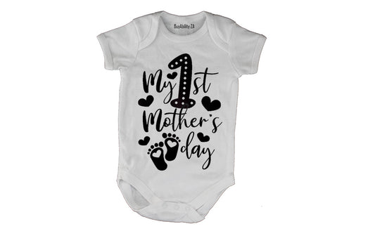 1st Mothers Day - Little Feet - Baby Grow