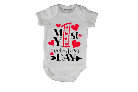 1st Valentines Day - Baby Grow