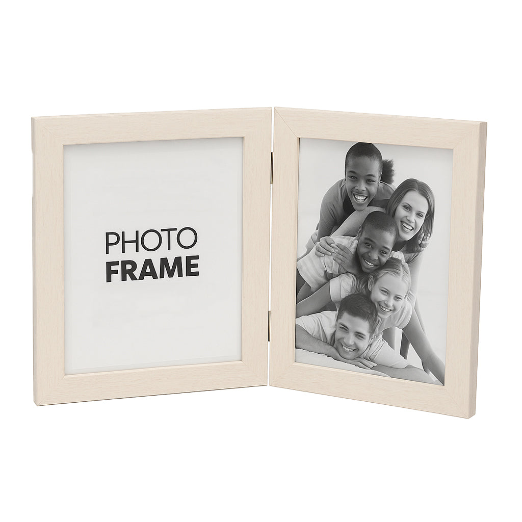 Natural Double Photo Frame - BuyAbility