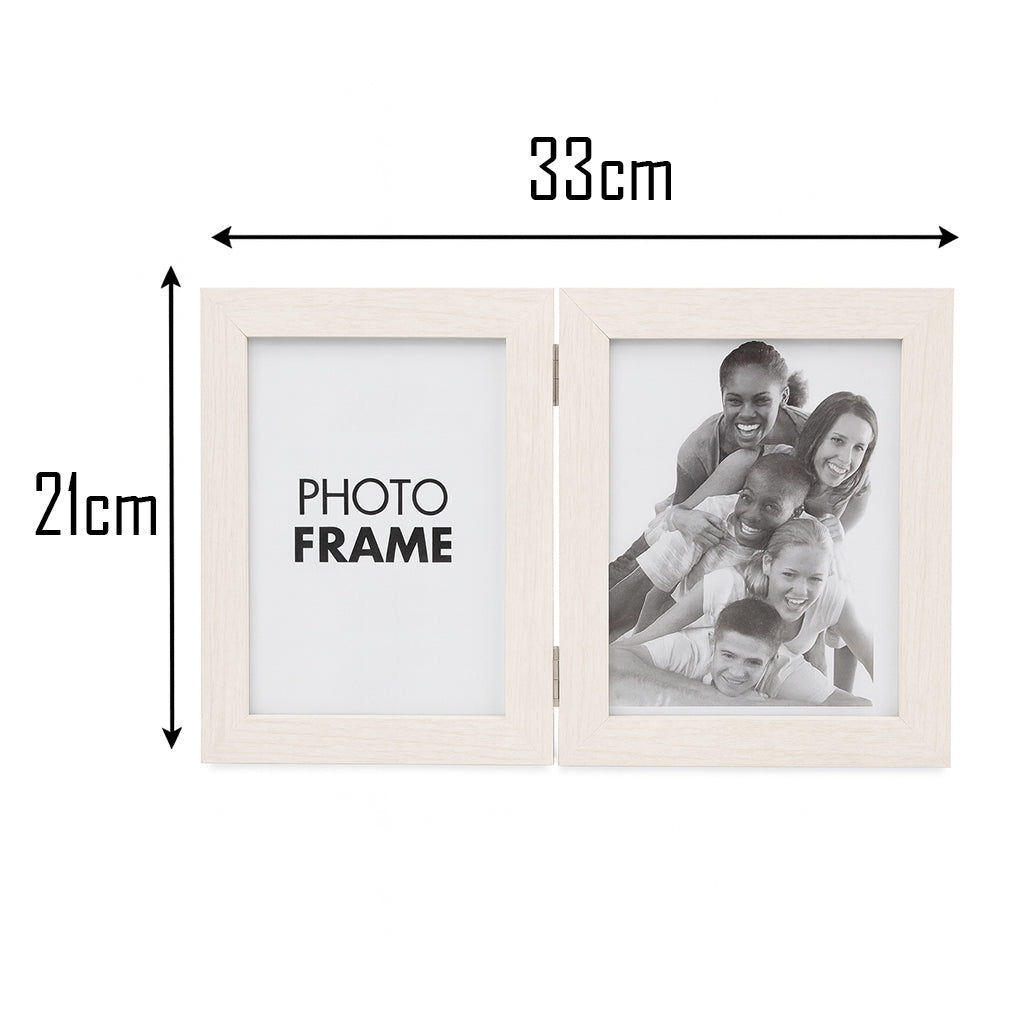 Natural Double Photo Frame - BuyAbility