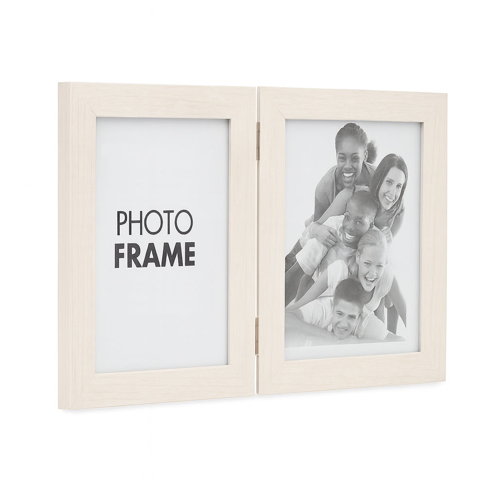 Natural Double Photo Frame - BuyAbility