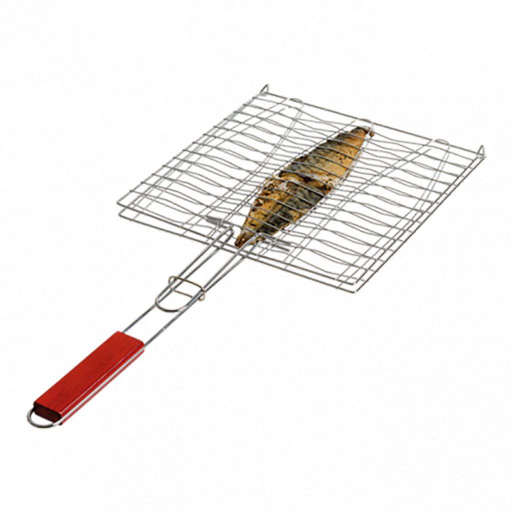 Braai Grill with Wooden Handle - BuyAbility