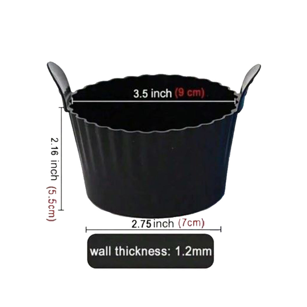 Reusable Silicone Air Fryer Baking Cups - 4 Piece - BuyAbility