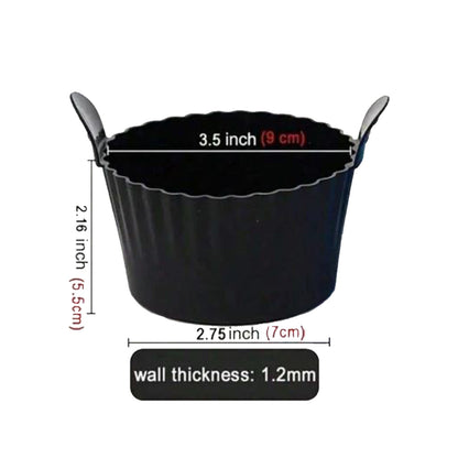 Reusable Silicone Air Fryer Baking Cups - 4 Piece - BuyAbility