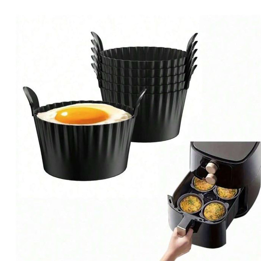 Reusable Silicone Air Fryer Baking Cups - 4 Piece - BuyAbility