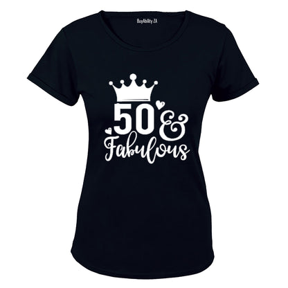 50 and Fabulous! - Ladies - T-Shirt - BuyAbility