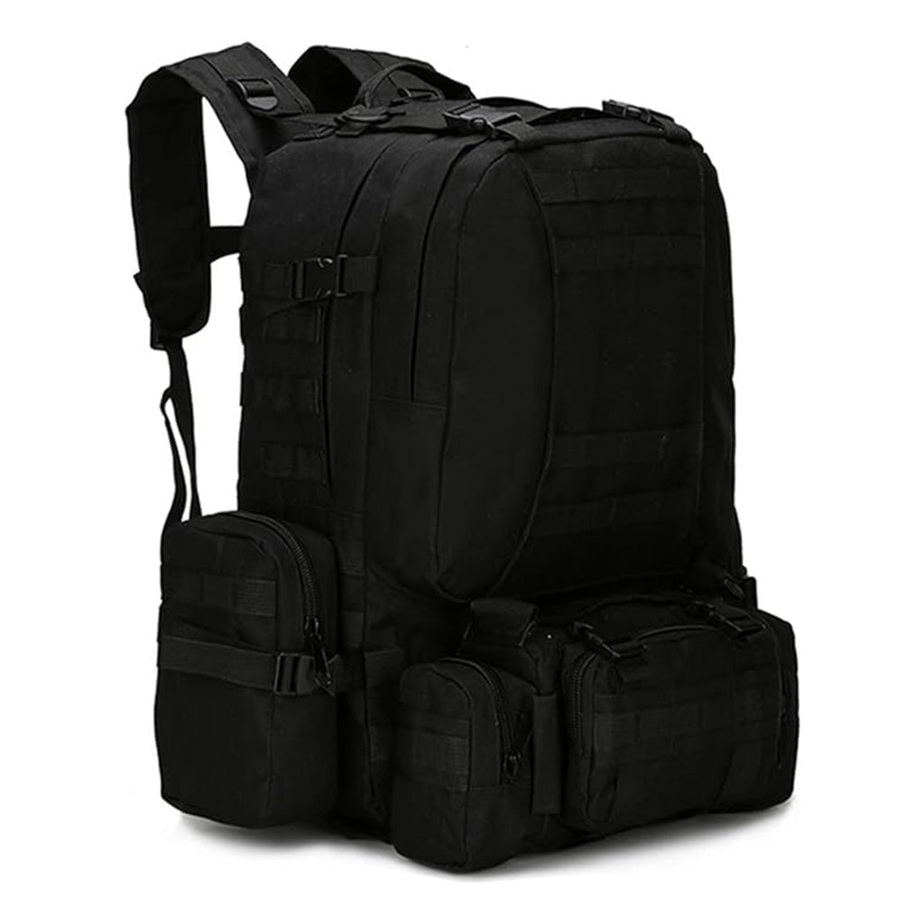 Black 50L Tactical Military Backpack - BuyAbility