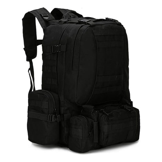 Black 50L Tactical Military Backpack - BuyAbility