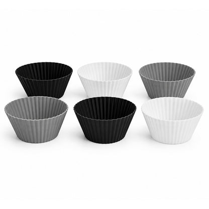 Silicone Cupcake & Muffin Baking Cups - 6 Piece Set
