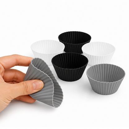 Silicone Cupcake & Muffin Baking Cups - 6 Piece Set