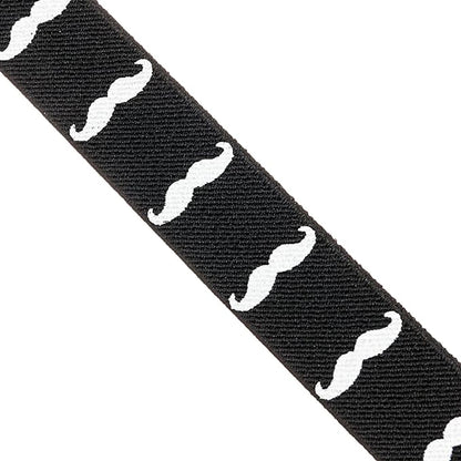 Mustache Pattern Suspenders