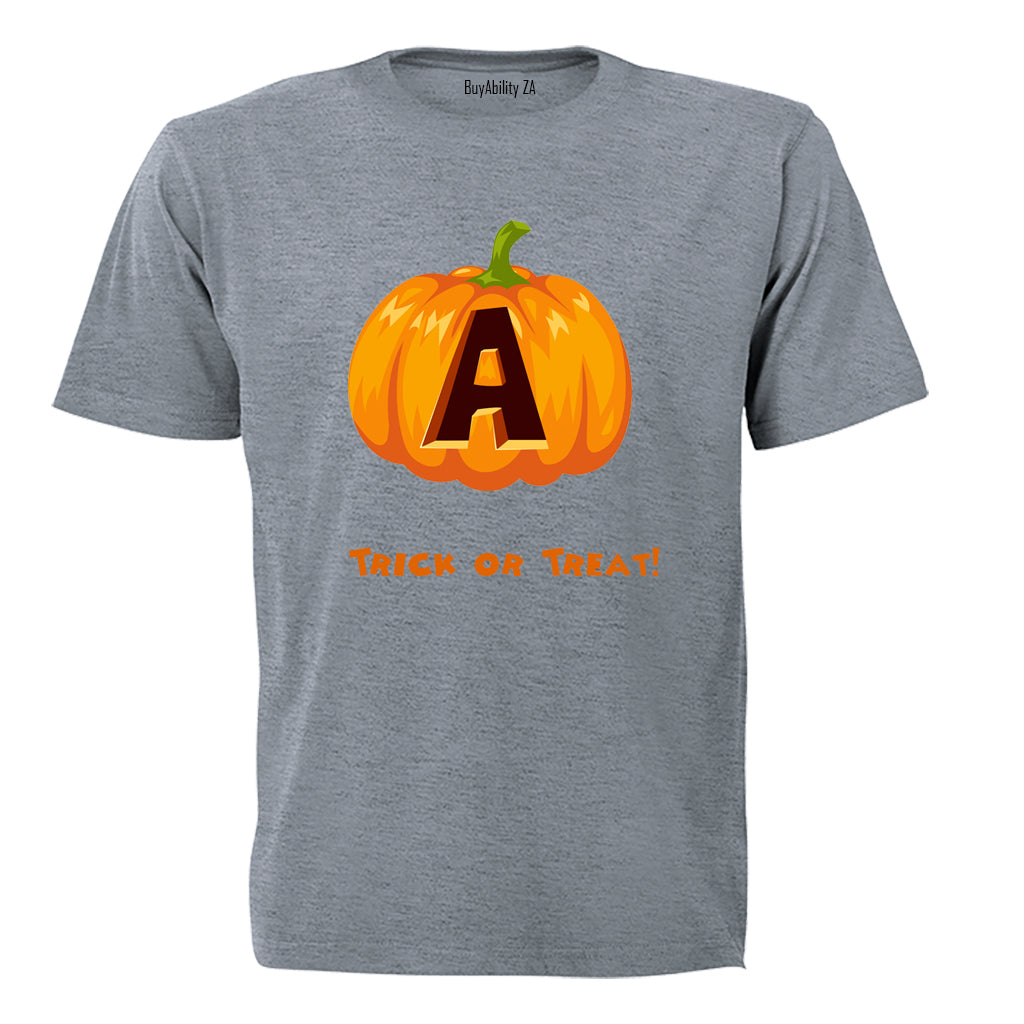 A - Halloween Pumpkin - Kids T-Shirt