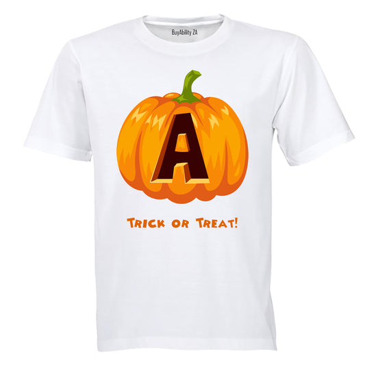 A - Halloween Pumpkin - Kids T-Shirt