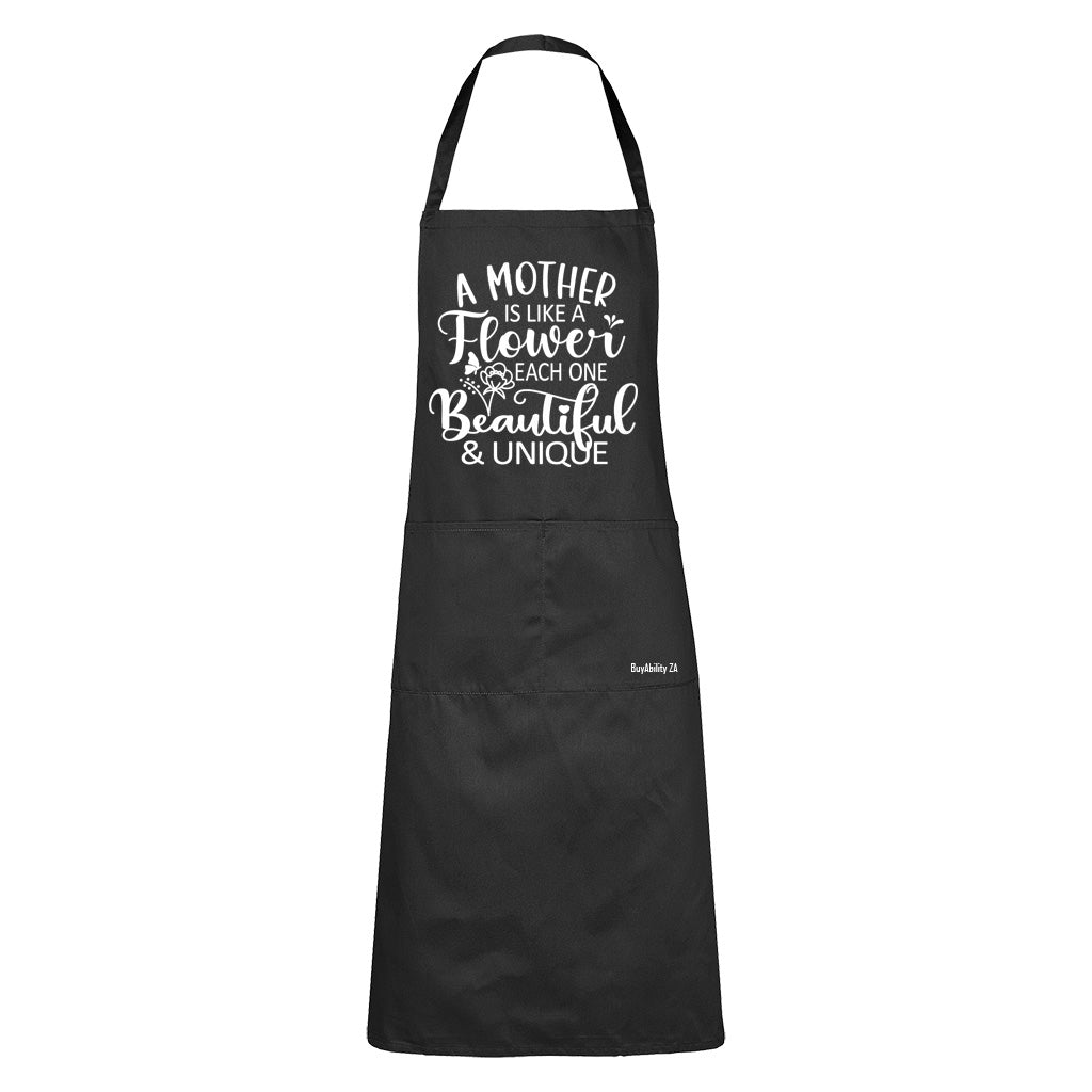 A Mother is Like a Flower - Apron