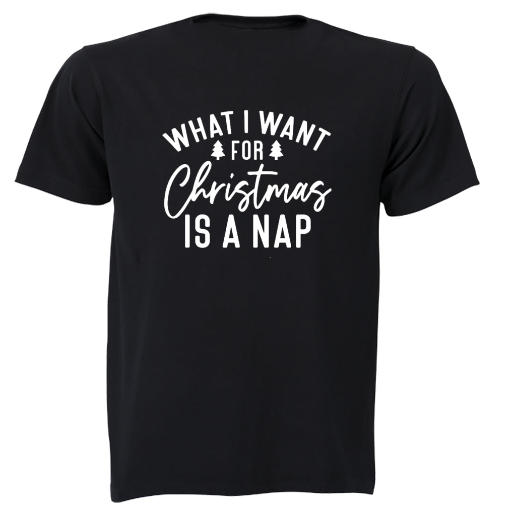 A Nap - Christmas - Adults - T-Shirt - BuyAbility South Africa