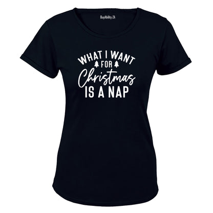 A Nap - Christmas - Ladies - T-Shirt