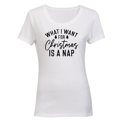 A Nap - Christmas - Ladies - T-Shirt - BuyAbility South Africa