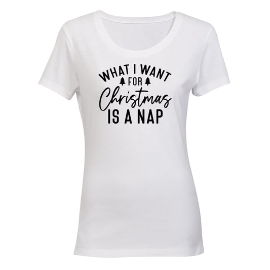 A Nap - Christmas - Ladies - T-Shirt - BuyAbility South Africa