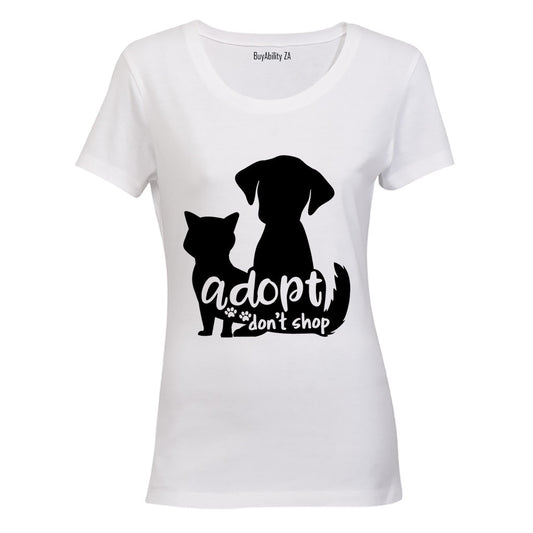 Adopt - Don't Shop - Ladies - T-Shirt