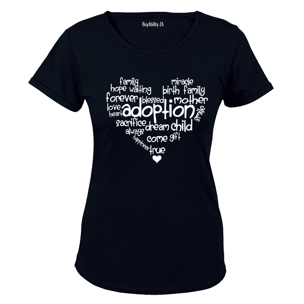 Adoption Heart - Ladies - T-Shirt