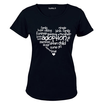 Adoption Heart - Ladies - T-Shirt