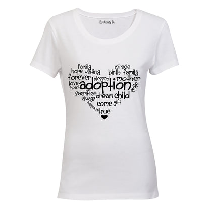 Adoption Heart - Ladies - T-Shirt