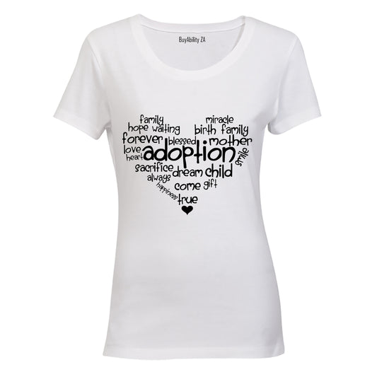 Adoption Heart - Ladies - T-Shirt