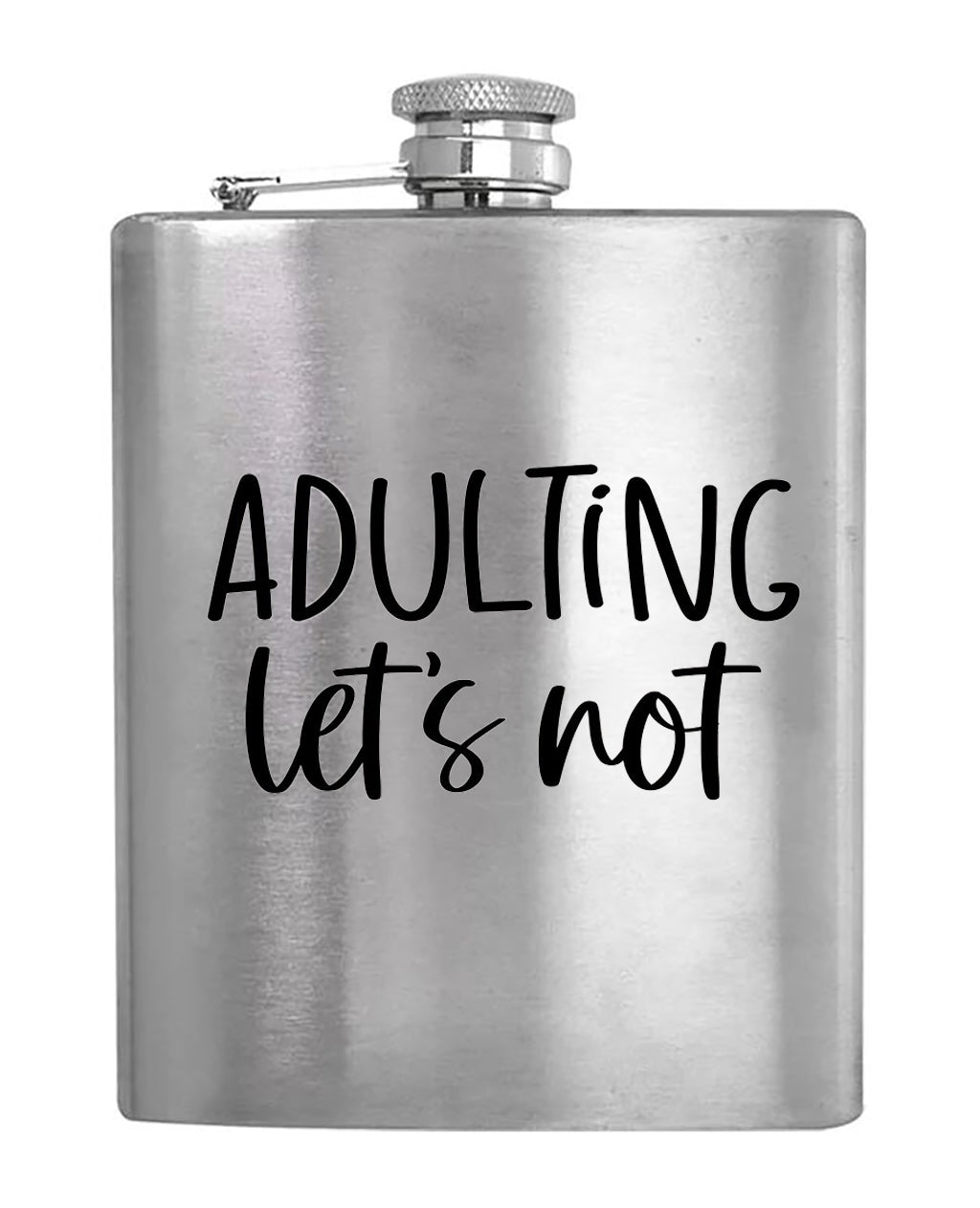 Adulting. Let's Not - Hip Flask - BuyAbility South Africa