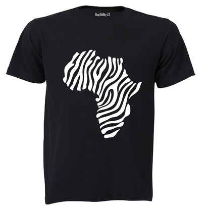 Africa - Zebra Print - Adults - T-Shirt