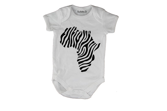 Africa - Zebra Print - Baby Grow