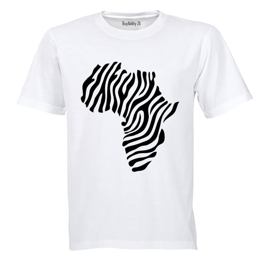 Africa - Zebra Print - Adults - T-Shirt