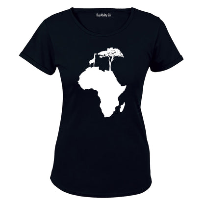 Africa Silhouette - Ladies - T-Shirt
