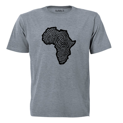Africa Thumbprint - Adults - T-Shirt