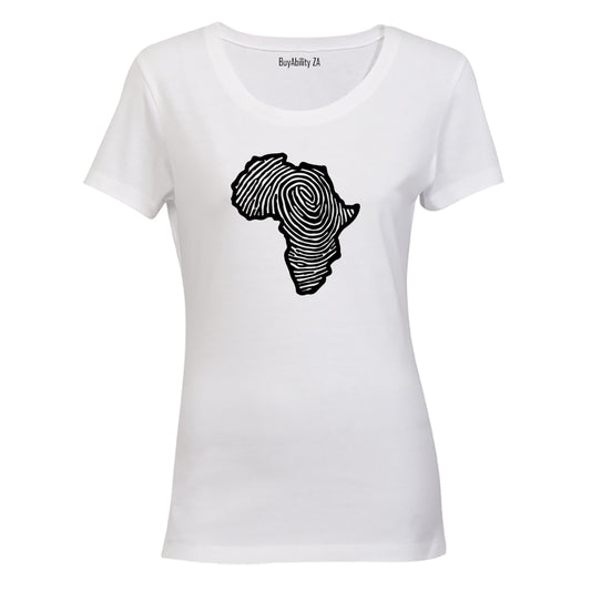 Africa Thumbprint - Ladies - T-Shirt