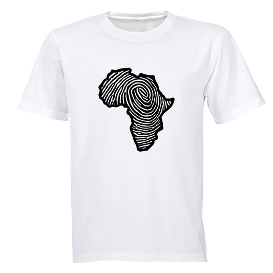 Africa Thumbprint - Adults - T-Shirt - BuyAbility South Africa