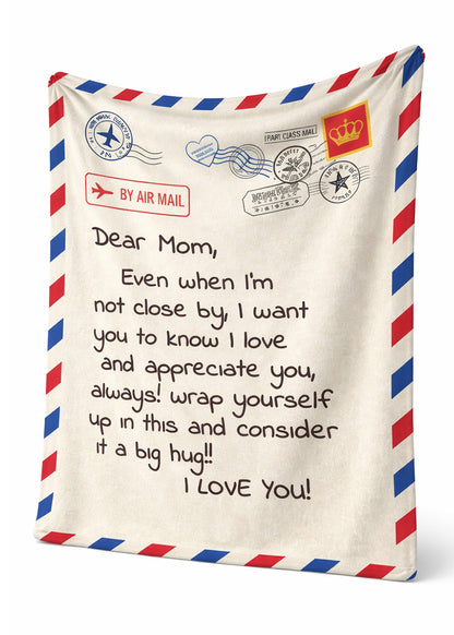 Mother's Day Airmail Blanket - 200cm x 150cm - BuyAbility