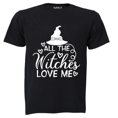 All The Witches Love Me - Halloween - Kids T-Shirt - BuyAbility